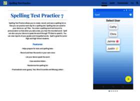Spellingtestpractice.com thumbnail