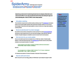 Spiderarmy.com thumbnail