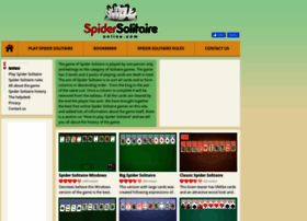 Spidersolitaireonline.com thumbnail