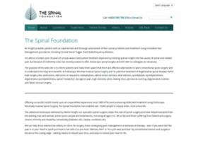 Spinal-foundation.org thumbnail