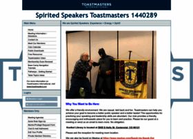 Spiritedspeaker.toastmastersclubs.org thumbnail