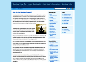 Spiritualhowto.com thumbnail