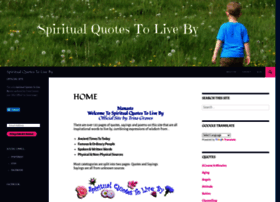 Spiritualquotestoliveby.com thumbnail