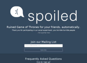 Spoiled.io thumbnail