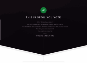Spoilyourvote.co.uk thumbnail Spoilyourvote.co.uk thumbnail
