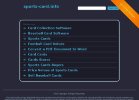 Sports-card.info thumbnail