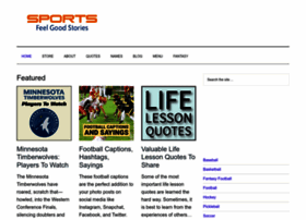 Sportsfeelgoodstories.com thumbnail