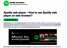 Spotifywebplayer.net thumbnail