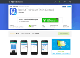 Spoturtrain-live-train-status.android.informer.com thumbnail