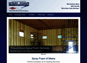 Sprayfoamofmaine.com thumbnail