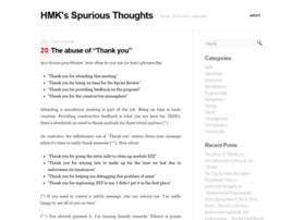 Spuriousthoughts.com thumbnail