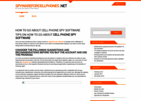 Spywareforcellphones.net thumbnail