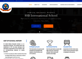 Ssbinternationalschool.in thumbnail