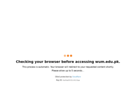 Ssci.wum.edu.pk thumbnail Ssci.wum.edu.pk thumbnail