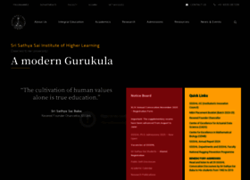 Sssihl.edu.in thumbnail
