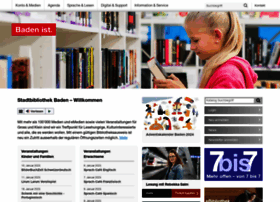 Stadtbibliothek.baden.ch thumbnail