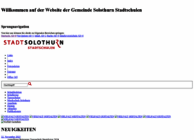 Stadtschulen-solothurn.ch thumbnail