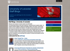 Staffblogs.le.ac.uk thumbnail