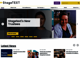 Stagetext.org thumbnail