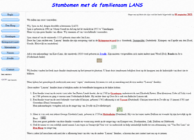 Stamboom-lans.nl thumbnail