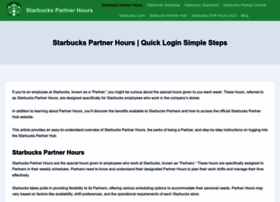 Starbucks-partner-hours.info thumbnail