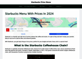 Starbuckspricemenu.com thumbnail