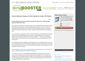 Startupbooster.com thumbnail