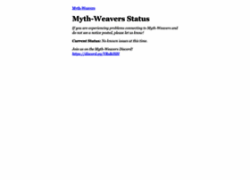 Status.myth-weavers.com thumbnail