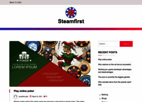 Steamfirst.com thumbnail