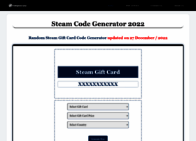 Steamwalletcodegenerator.net thumbnail