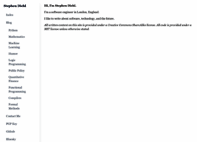 Stephendiehl.com thumbnail
