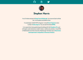 Stephenharris.info thumbnail