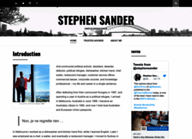 Stephensander.com thumbnail
