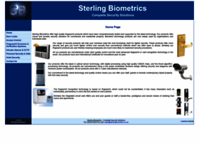 Sterlingbiometrics.co.uk thumbnail