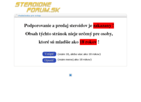 Steroidneforum.sk thumbnail