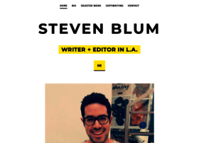 Steven-blum.net thumbnail