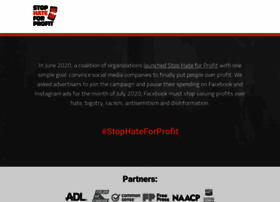 Stophateforprofit.org thumbnail