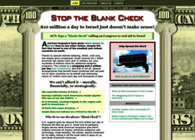 Stoptheblankcheck.org thumbnail