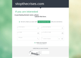 Stopthecrises.com thumbnail