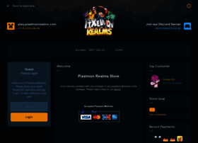 Store.pixelmonrealms.com thumbnail