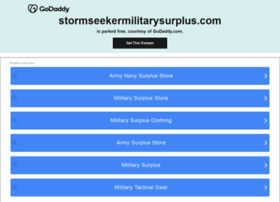 Stormseekermilitarysurplus.com thumbnail