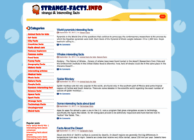 Strange-facts.info thumbnail