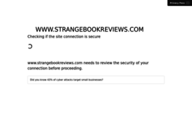Strangebookreviews.com thumbnail