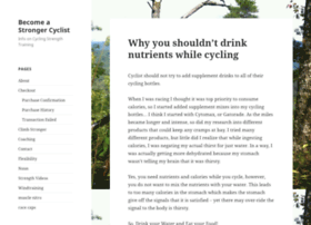 Strongercyclist.com thumbnail