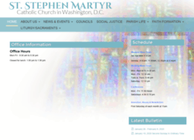 Ststephenmartyrdc.org thumbnail