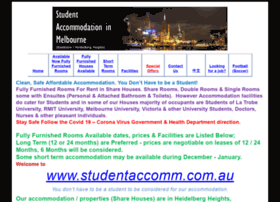 Studentaccomm.com.au thumbnail