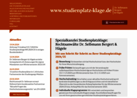 Studienplatz-klage.de thumbnail