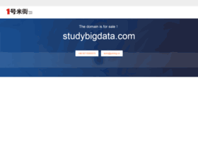 Studybigdata.com thumbnail