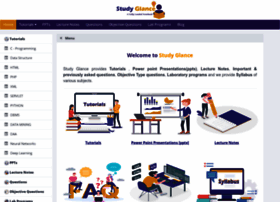 Studyglance.in thumbnail