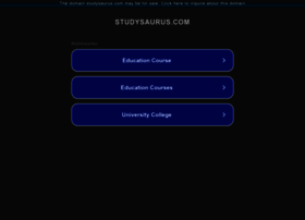 Studysaurus.com thumbnail